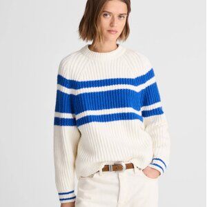 Madewell Raglan-Sleeve Sweater in Stripe NWT!